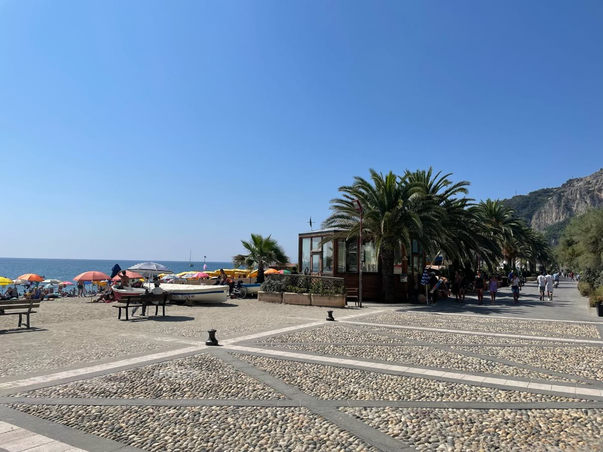 Finale Ligure - A view of The Beach